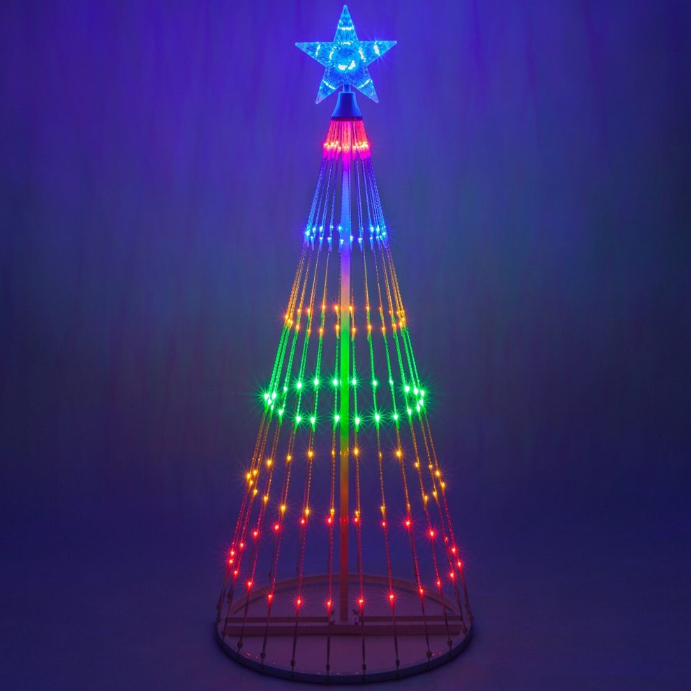 Christmas – Multicolour Led Animated Outdoor Christmas Tree Lightshow