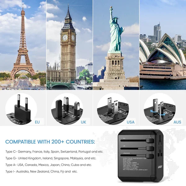 Multi-Port Travel Adapter
