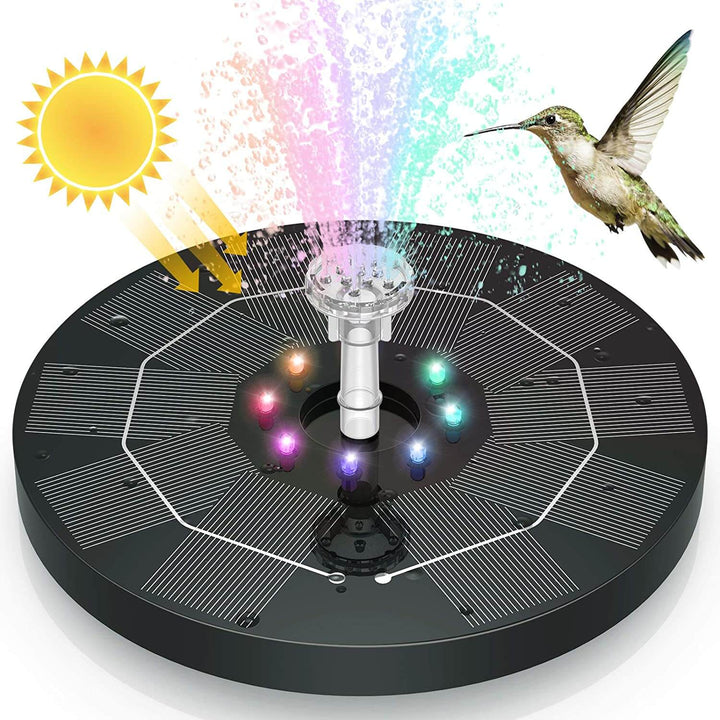 LED Solar Energy Fountain