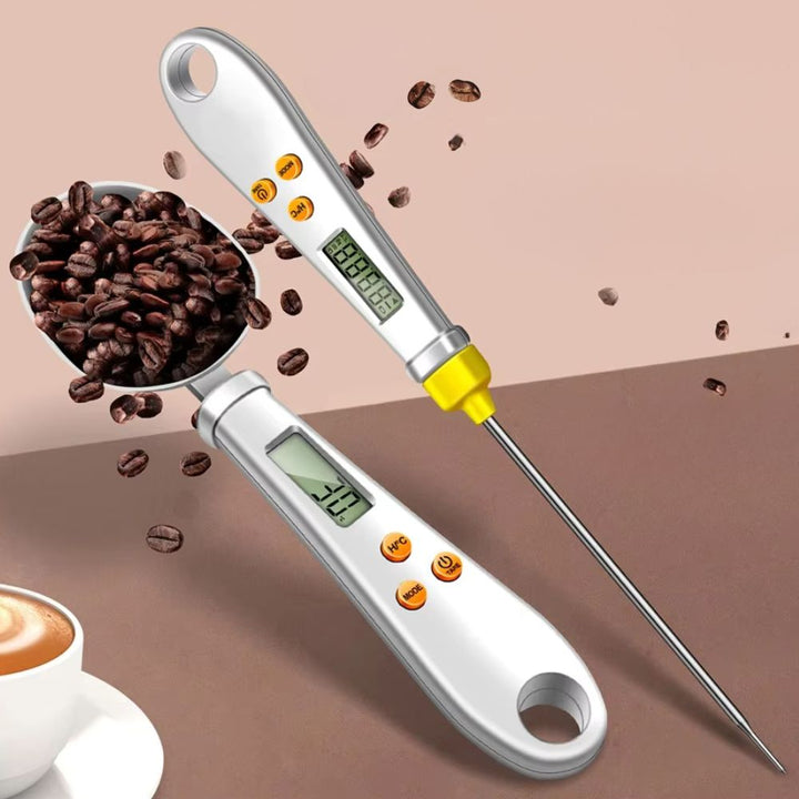2-in-1 Digital Mini Spoon Scale &amp; Food Thermometer