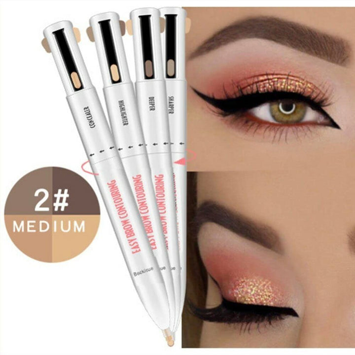 4-in-1 Eyebrow Pen - Shape, Fill, Conceal &amp; Highlight