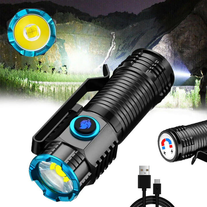 Compact Rechargeable Flashlight LED Torch