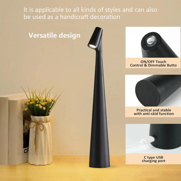 Touch Control Reading Light with Tri-colour Dimming