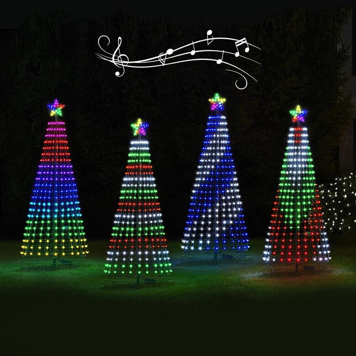 Christmas – Multicolour Led Animated Outdoor Christmas Tree Lightshow