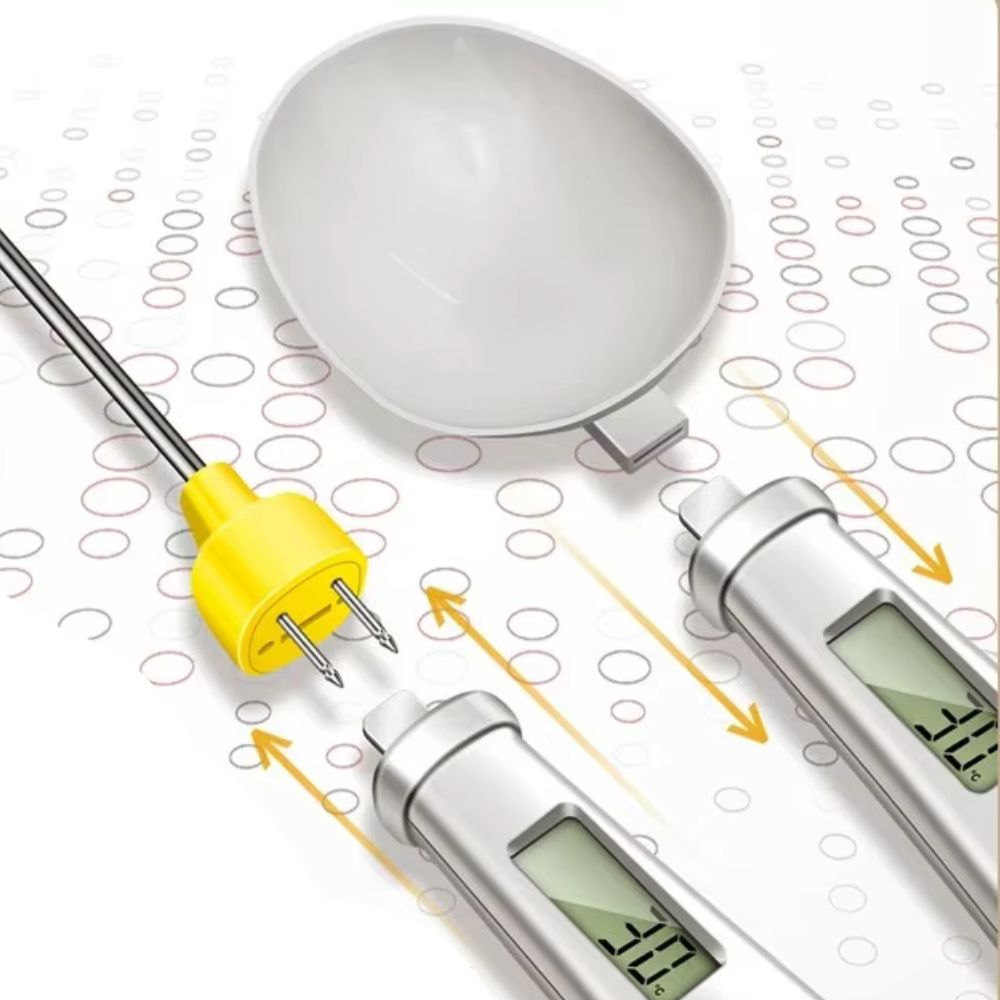 2-in-1 Digital Mini Spoon Scale &amp; Food Thermometer