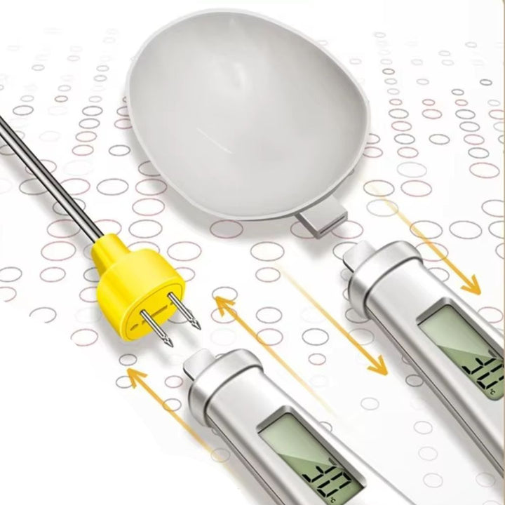2-in-1 Digital Mini Spoon Scale &amp; Food Thermometer