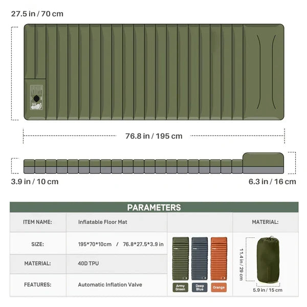 Camping Inflatable &amp; Portable Mattress