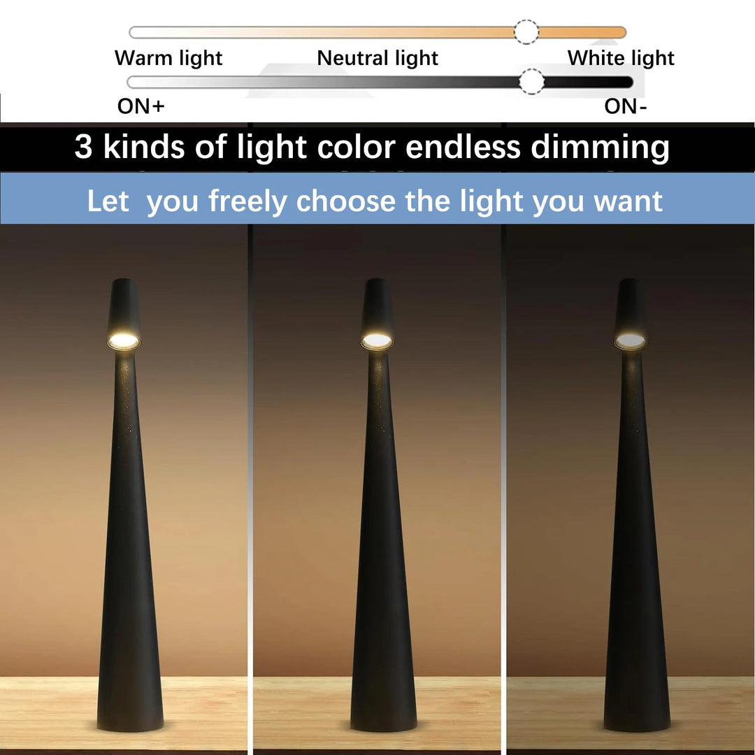 Touch Control Reading Light with Tri-colour Dimming