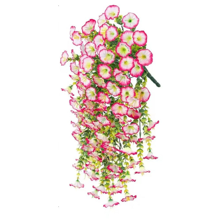 UV Resistant Artificial Morning Glory Flower Hanging Decor