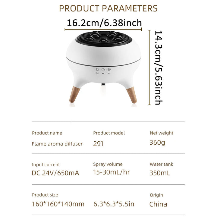 Dynamic Jellyfish Flame Aroma Diffuser