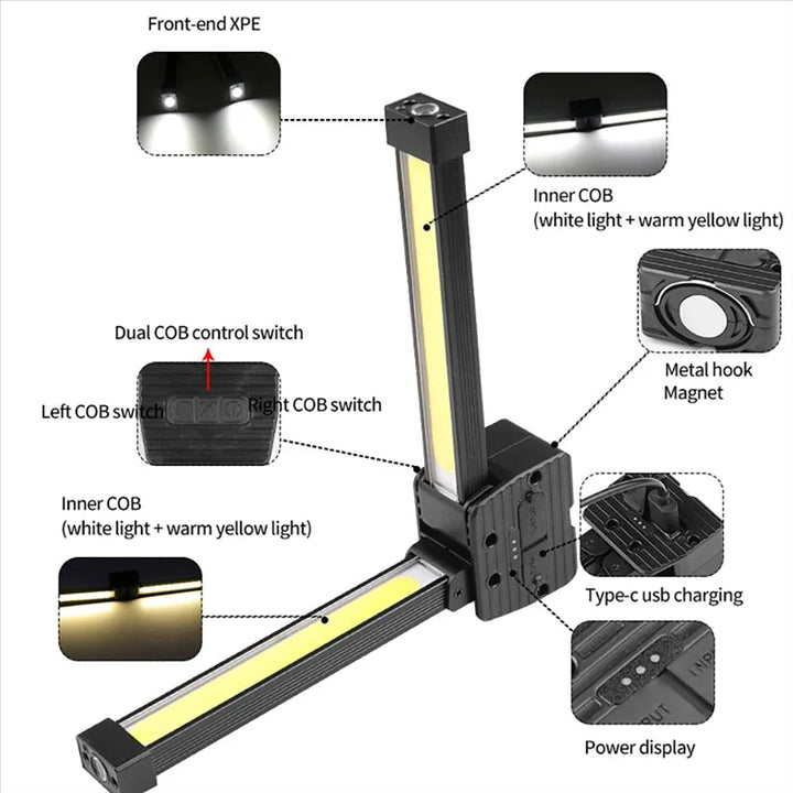 Rechargeable COB LED Work Light