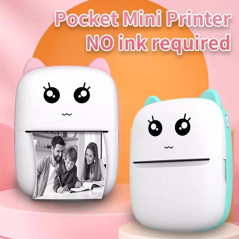 Mini Wireless Portable Thermal Label Printer