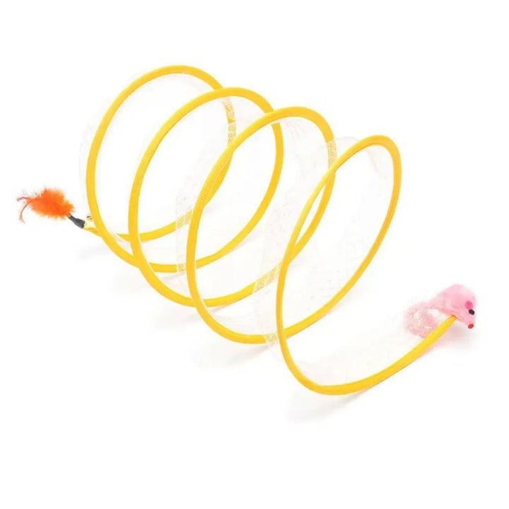Collapsible S Type Interactive Cat Tunnel