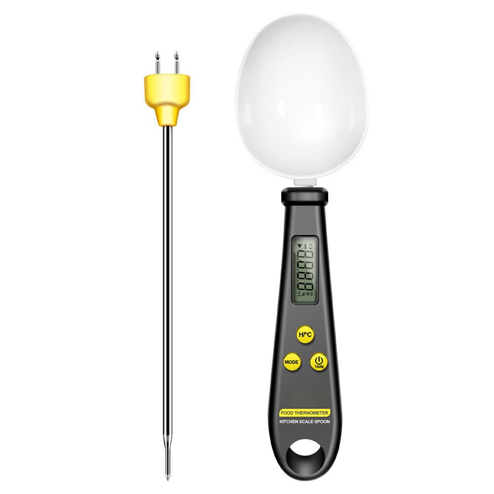 2-in-1 Digital Mini Spoon Scale &amp; Food Thermometer
