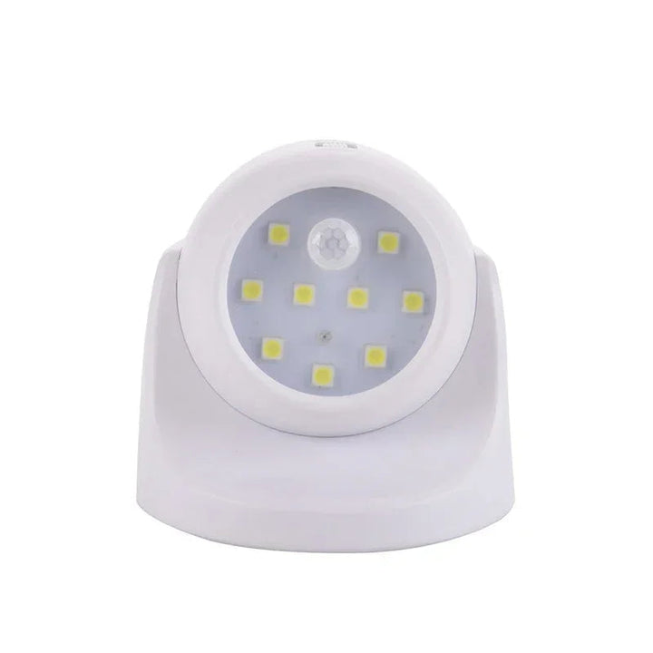 Wireless LED spotlight with motion detector – 360° rotatable &amp; energy-saving