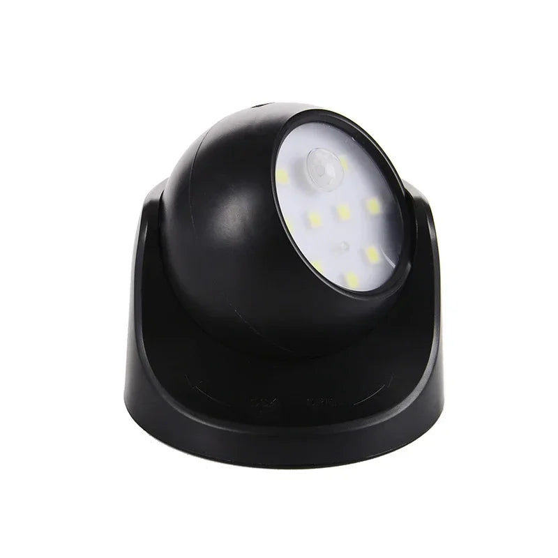 Wireless LED spotlight with motion detector – 360° rotatable &amp; energy-saving