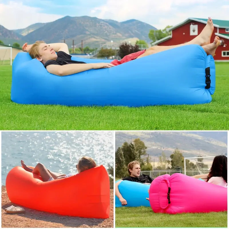 Outdoor Air Lounger - Handy Air Mattress for Comfortable Outdoor Adventures