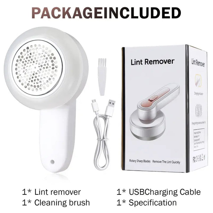Rechargeable Electric Lint Remover for Clothing, Furniture, and Carpets