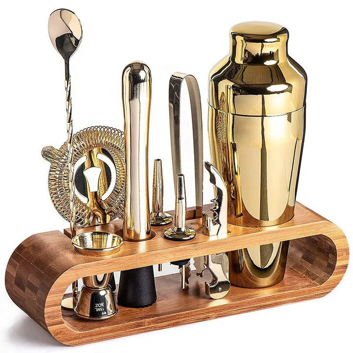 Luxury 10 piece cocktail set for elegant home bartending