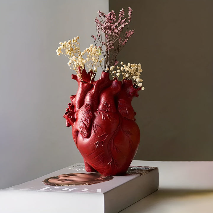 Bamboo &amp; Wood Lively Heart-Shaped Vase