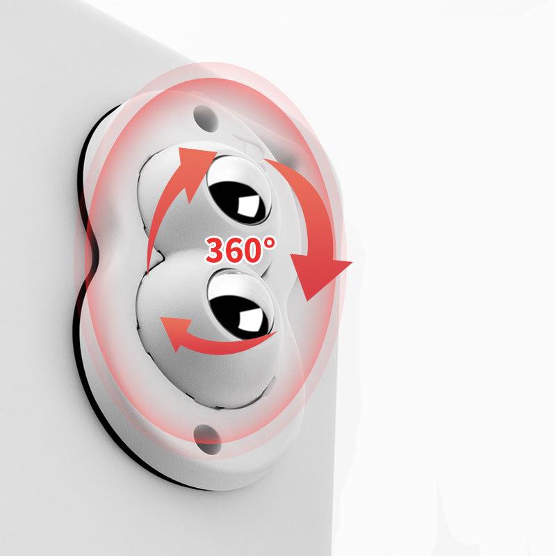 Self-adhesive all-purpose castors