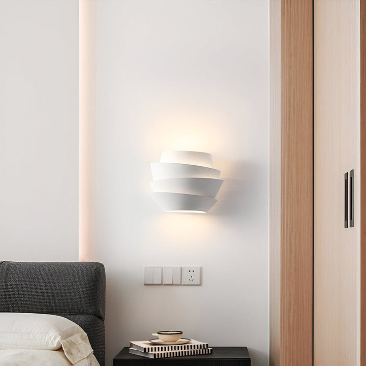 Modern Scandinavian wall lamp with double spotlight