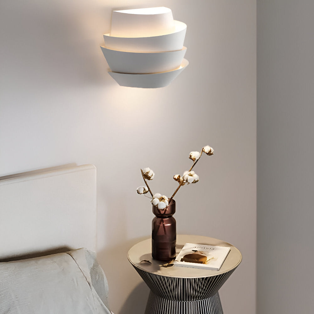 Modern Scandinavian wall lamp with double spotlight