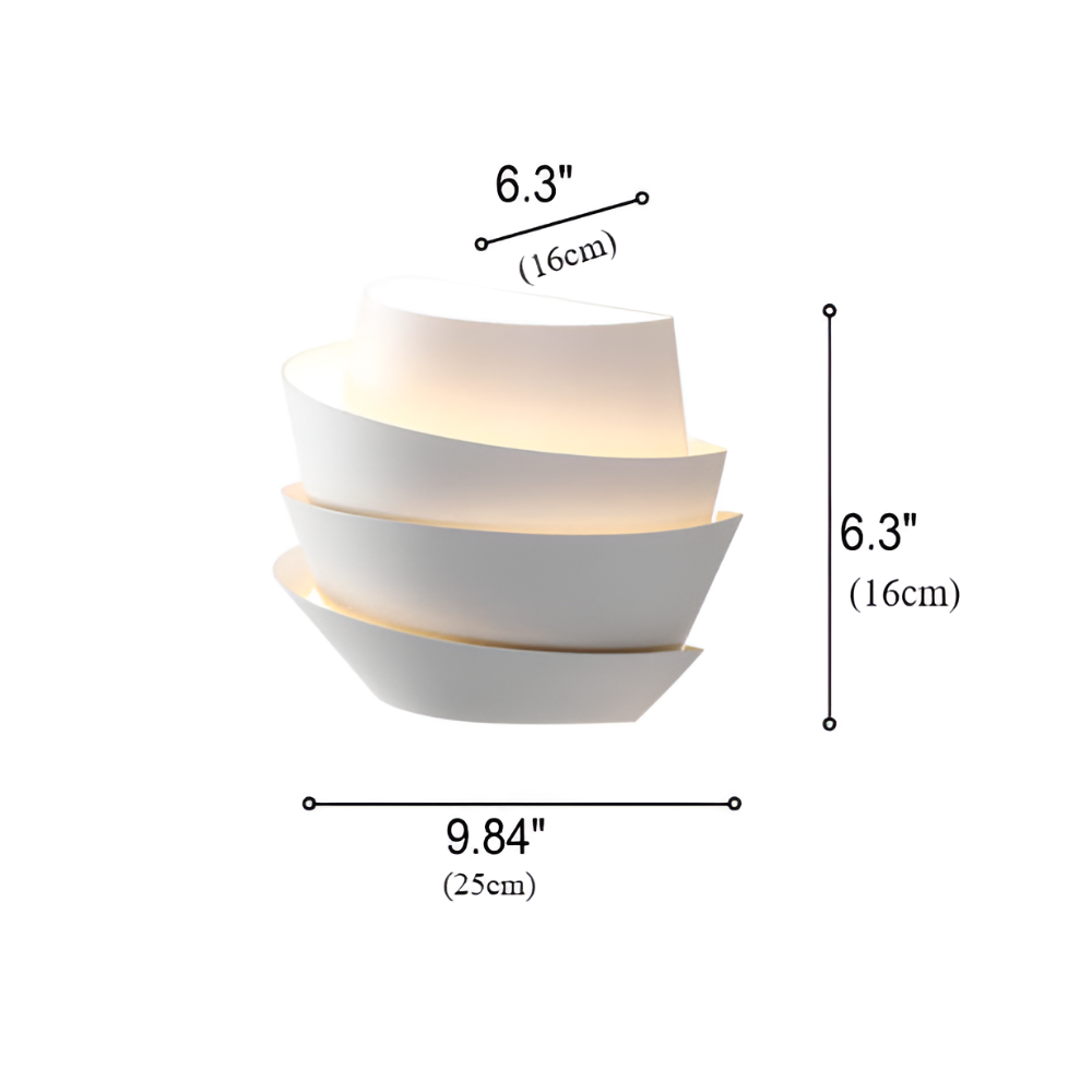 Modern Scandinavian wall lamp with double spotlight