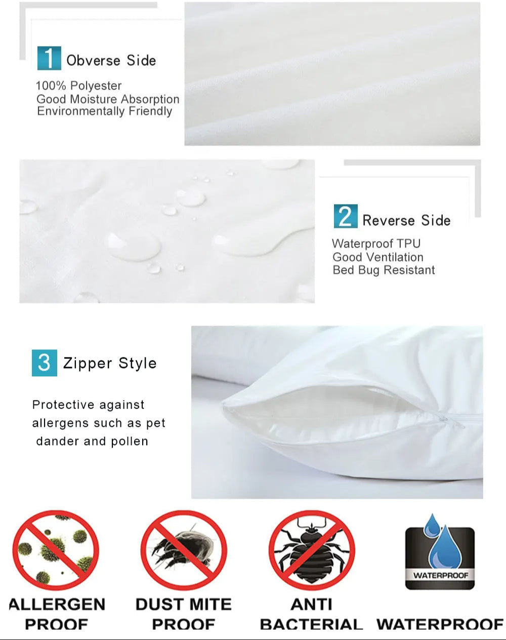 Waterproof Pillowcase