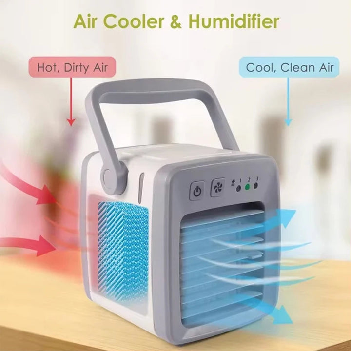 4-in-1 Portable Airconditioner with Humidifier &amp; Purifier