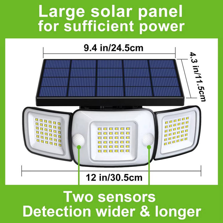 Solar Powered Flood Lights With Motion Sensor