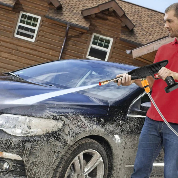 Cordless Portable High Pressure Spray Water Gun Set | Ideal for Cleaning Cars, Patios &amp; Garden Furniture