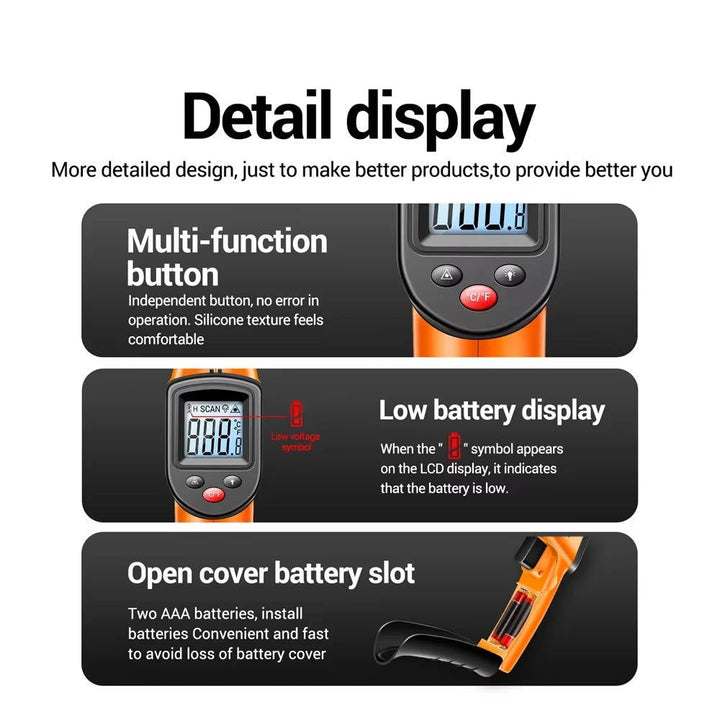 Infrared Laser Thermometer All In One