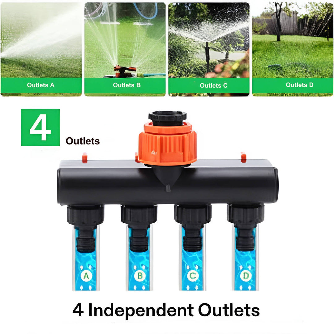 Garden Hose Splitter 4 Way