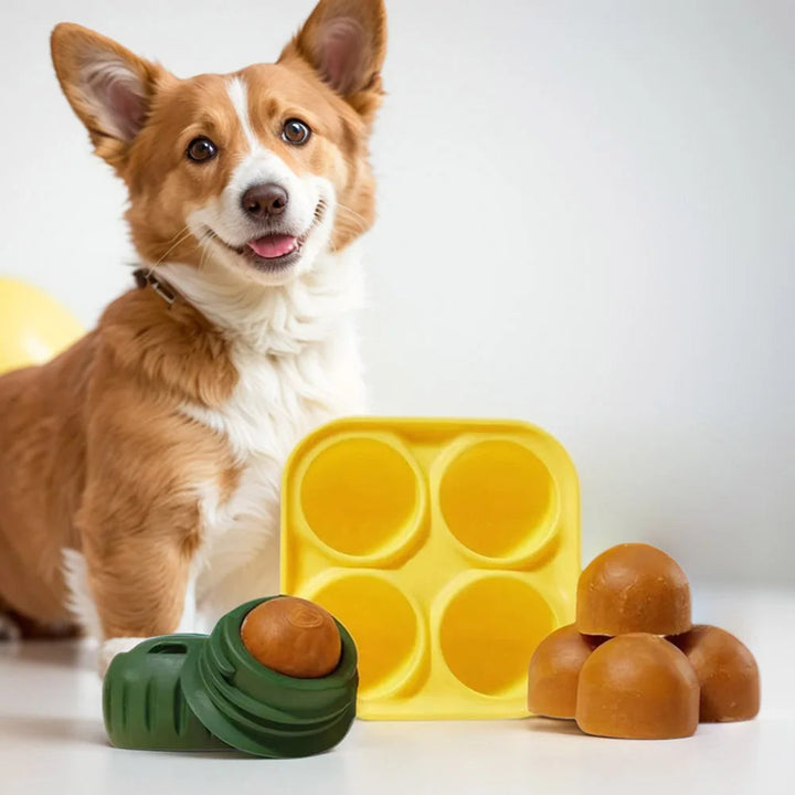 Silicone Dog Slow Feeder &amp; Refillable Dog Chew Toy