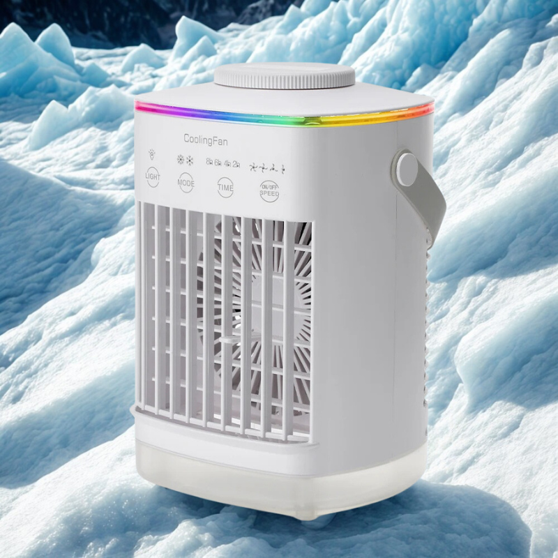 Mini Portable Aircon &amp; Humidifier with LED