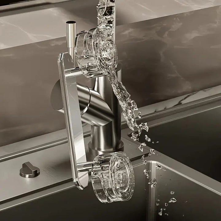Door Handle With Suction Cup For Practical Handling
