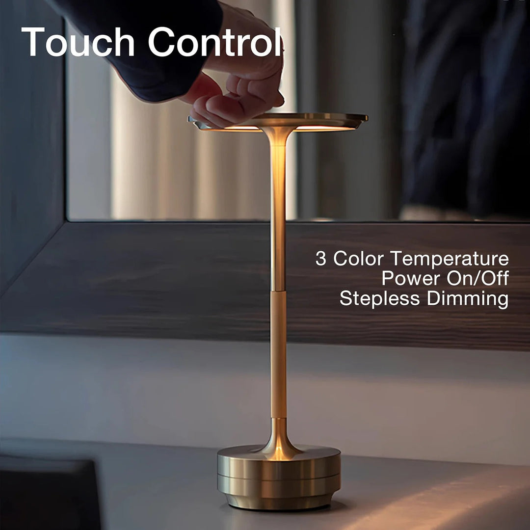 Cordless Table Lamp with Touch Control &amp; Modern Nordic Design