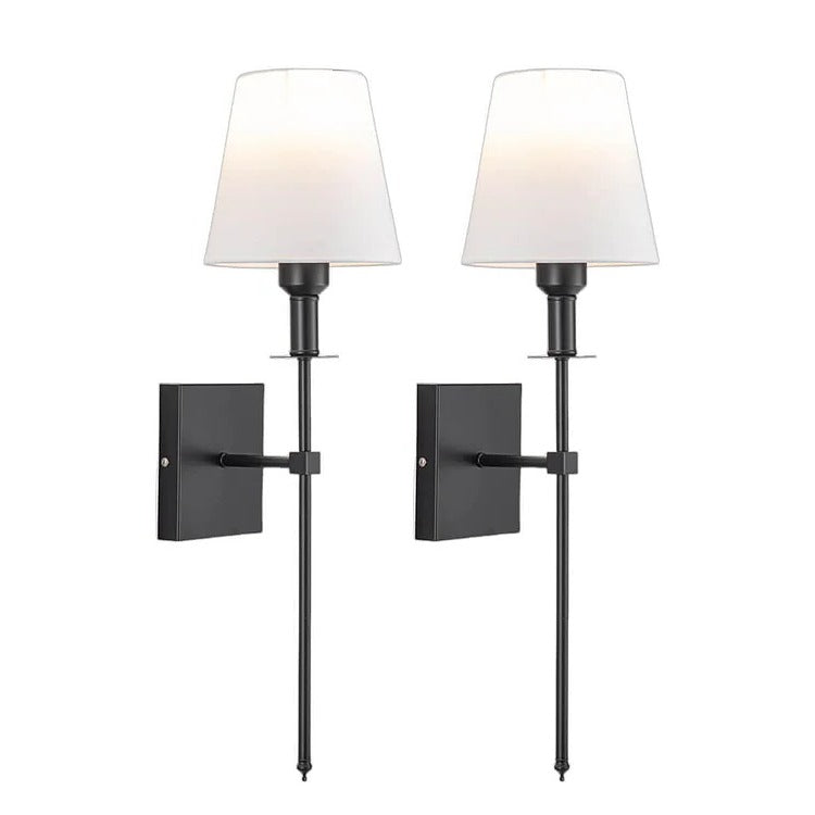 Rechargeable Wireless Wall Light Set (2 Pack) - Battery-Powered Indoor &amp; Outdoor Lighting for Home, Patio, and Garden