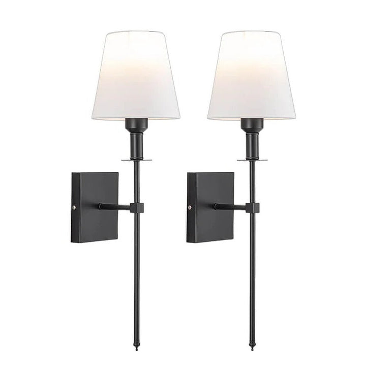 Rechargeable Wireless Wall Light Set (2 Pack) - Battery-Powered Indoor &amp; Outdoor Lighting for Home, Patio, and Garden