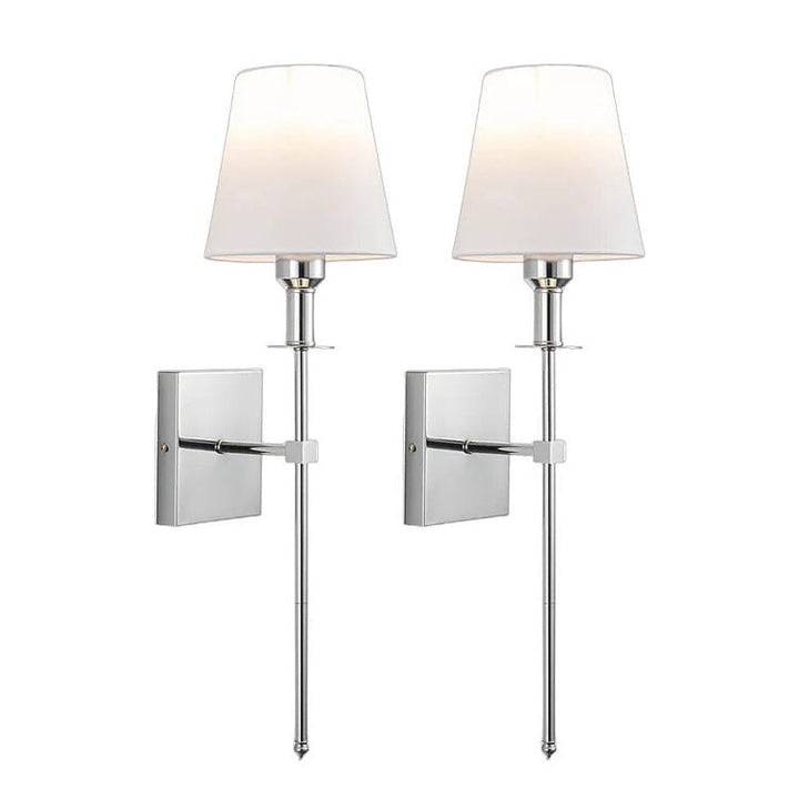 Rechargeable Wireless Wall Light Set (2 Pack) - Battery-Powered Indoor &amp; Outdoor Lighting for Home, Patio, and Garden