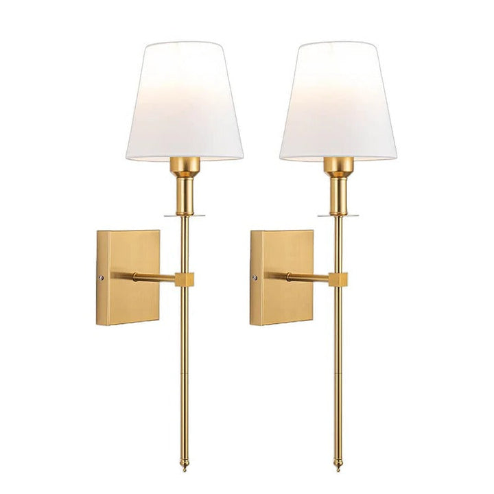 Rechargeable Wireless Wall Light Set (2 Pack) - Battery-Powered Indoor &amp; Outdoor Lighting for Home, Patio, and Garden