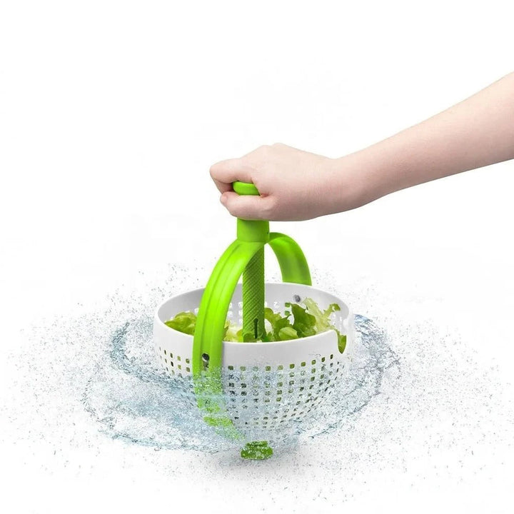 Spin &amp; Drain Salad Bowl