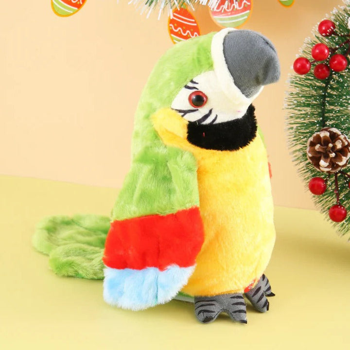 Talking &amp; Music-Playing Parrot Plush Toy