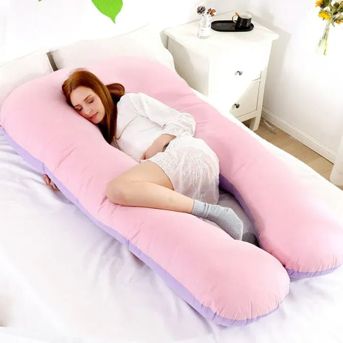 Sleeping Full Support Body Pillow - Ergonomic Design For Pregnancy, Shoulder &amp; Back Pain