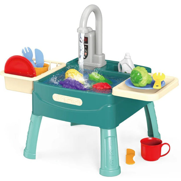 Children’s Play Kitchen with Flowing Water Feature