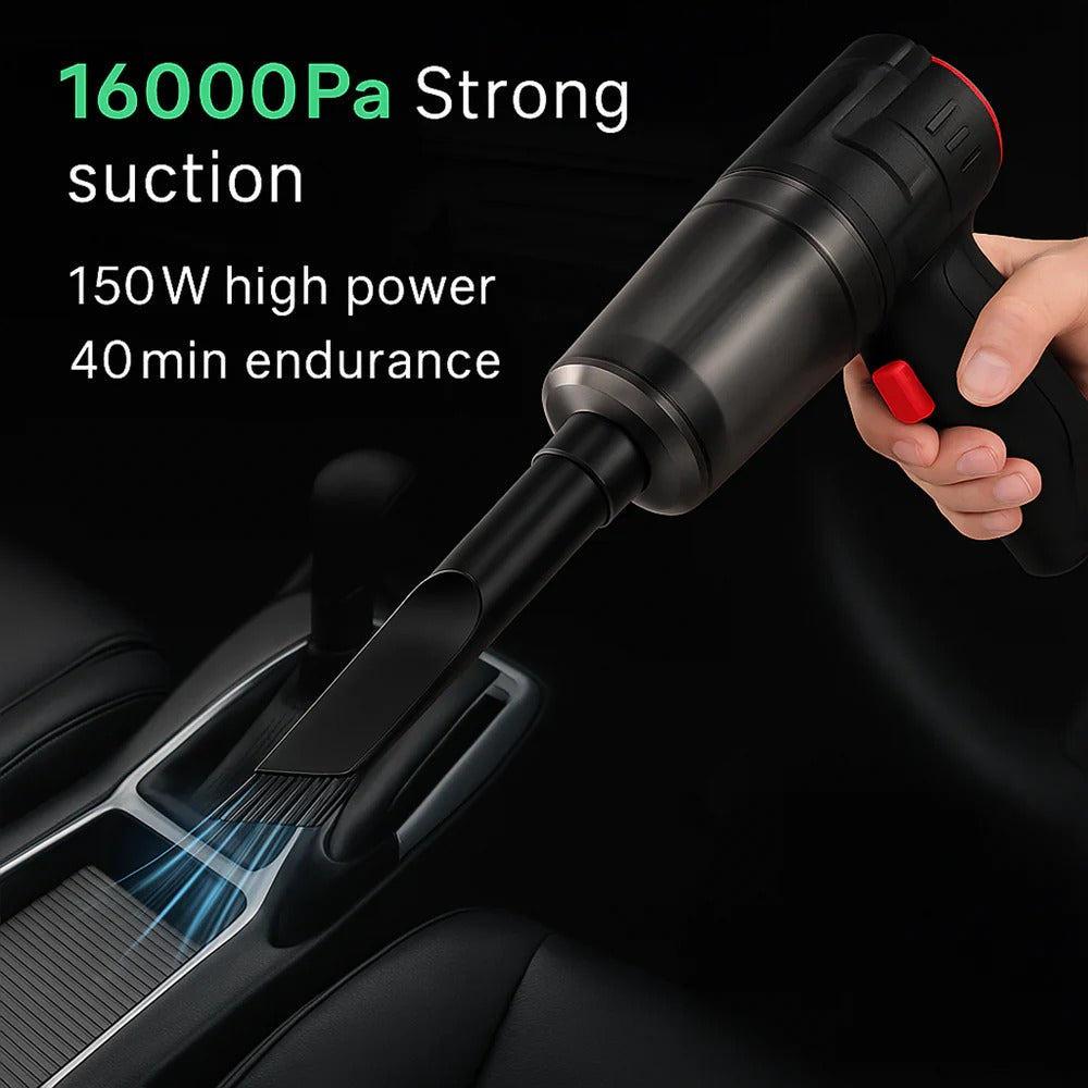 Cordless Car Vacuum Cleaner – 95000Pa Suction, Lightweight &amp; Powerful Handheld