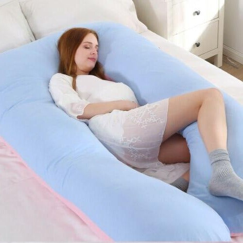 Sleeping Full Support Body Pillow - Ergonomic Design For Pregnancy, Shoulder &amp; Back Pain