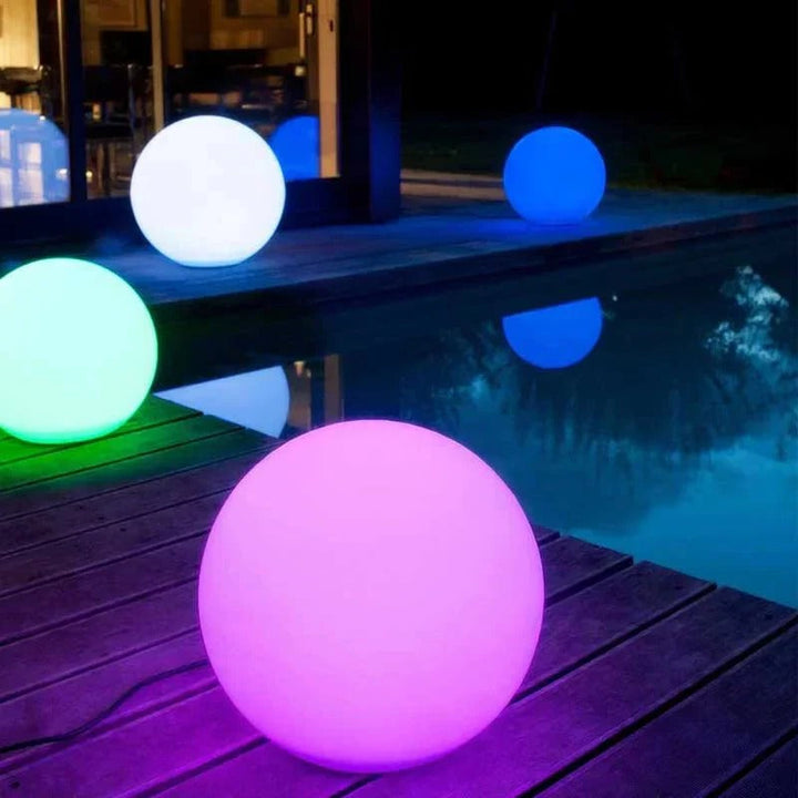 Outdoor Globe Light - Wireless, Weatherproof, 16 colours LED Sphere light