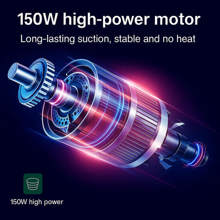 Cordless Car Vacuum Cleaner – 95000Pa Suction, Lightweight &amp; Powerful Handheld